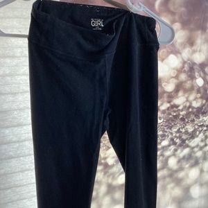 Athleta Girl black leggings 12